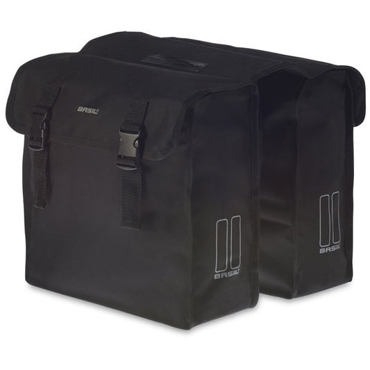 Basil fietstas dubbel Mara XL zwart 35L