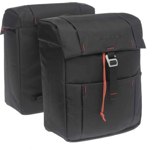 New Looxs fietstas dubbel Vigo black