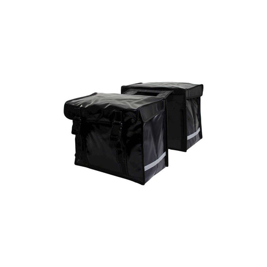 New Looxs fietstas dubbel 31 bisonyl zwart 66L