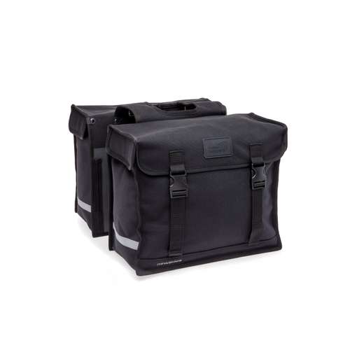 New Looxs fietstas dubbel Deluxe zwart 46L