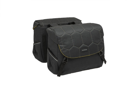 New Looxs fietstas dubbel Mondi Joy Quilted black