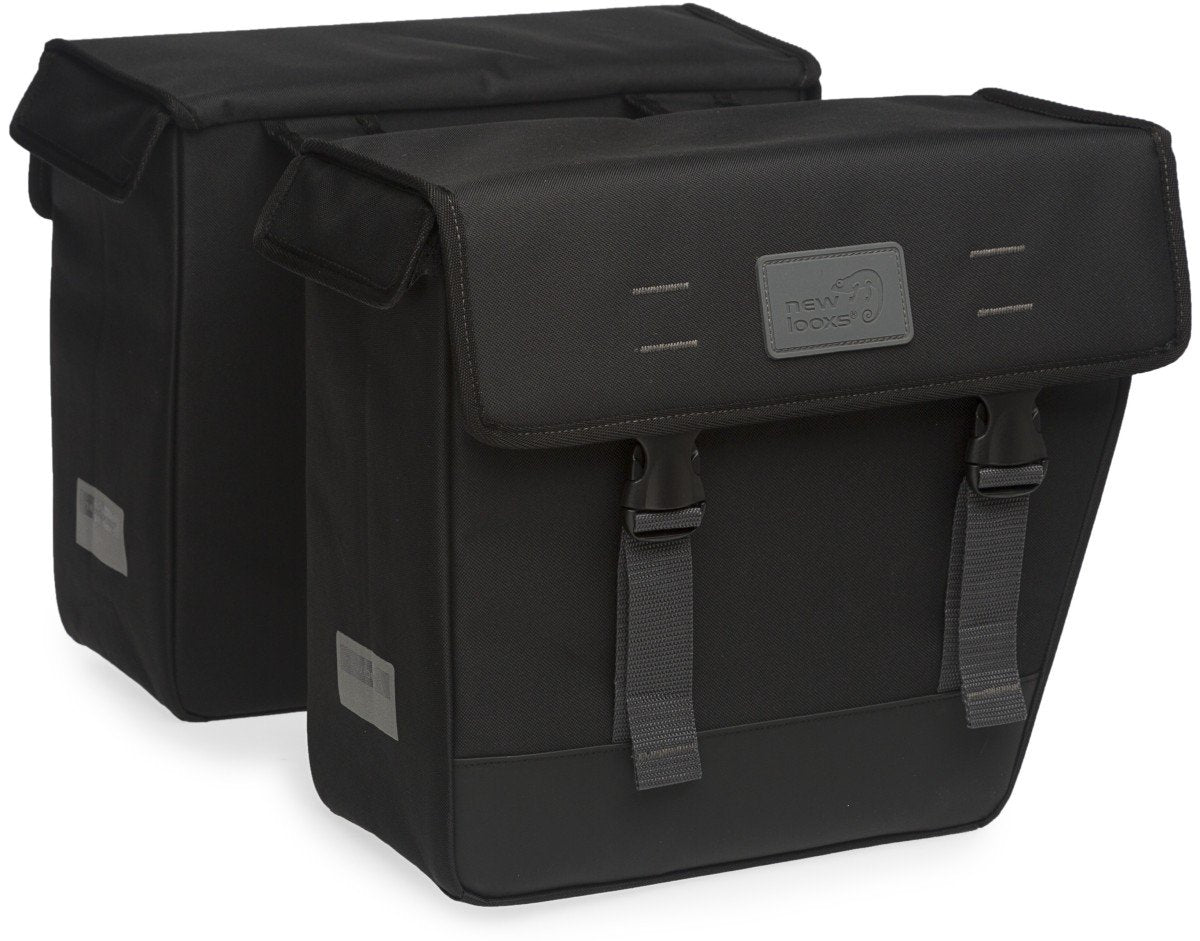 New Looxs fietstas dubbel Origin Hybride black 34L