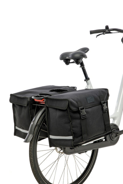 New Looxs fietstas dubbel Camping zwart 66L