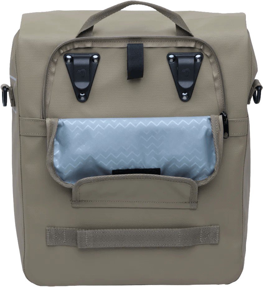 New Looxs fietstas enkel Leeds taupe 19L