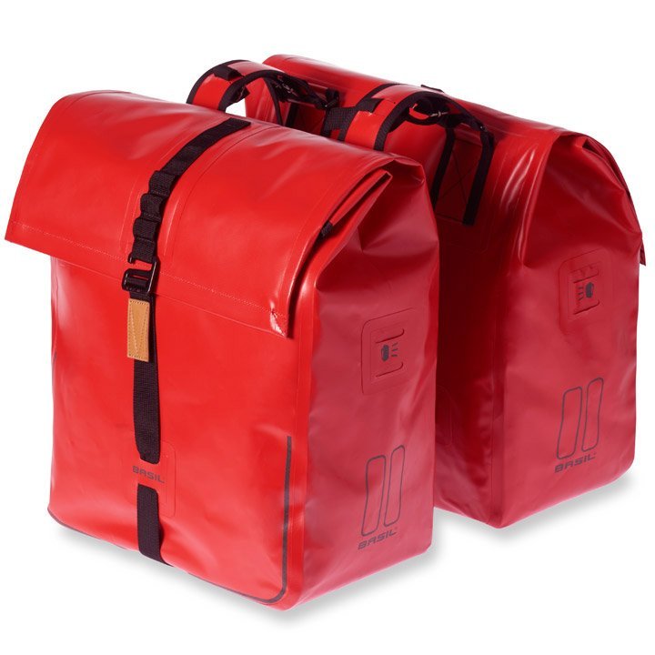 Basil dubb tas Urban dry red