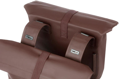 Basil fietstas dubbel City roasted brown 28-32L