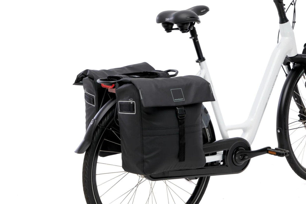 New Looxs fietstas dubbel Leeds black 38L