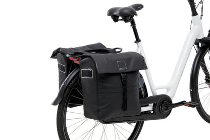 New Looxs fietstas dubbel Leeds black 38L