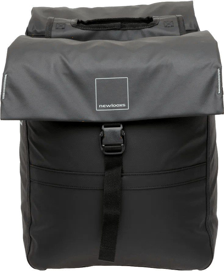New Looxs fietstas dubbel Leeds black 38L