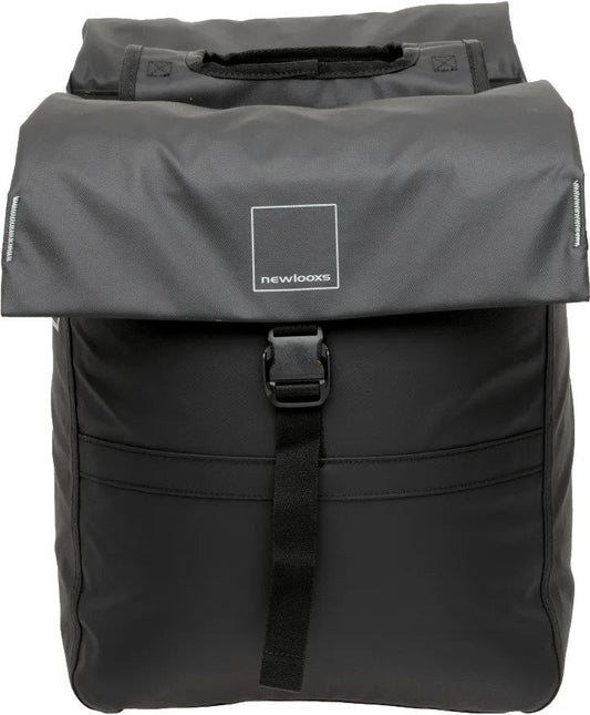 New Looxs fietstas dubbel Leeds black 38L