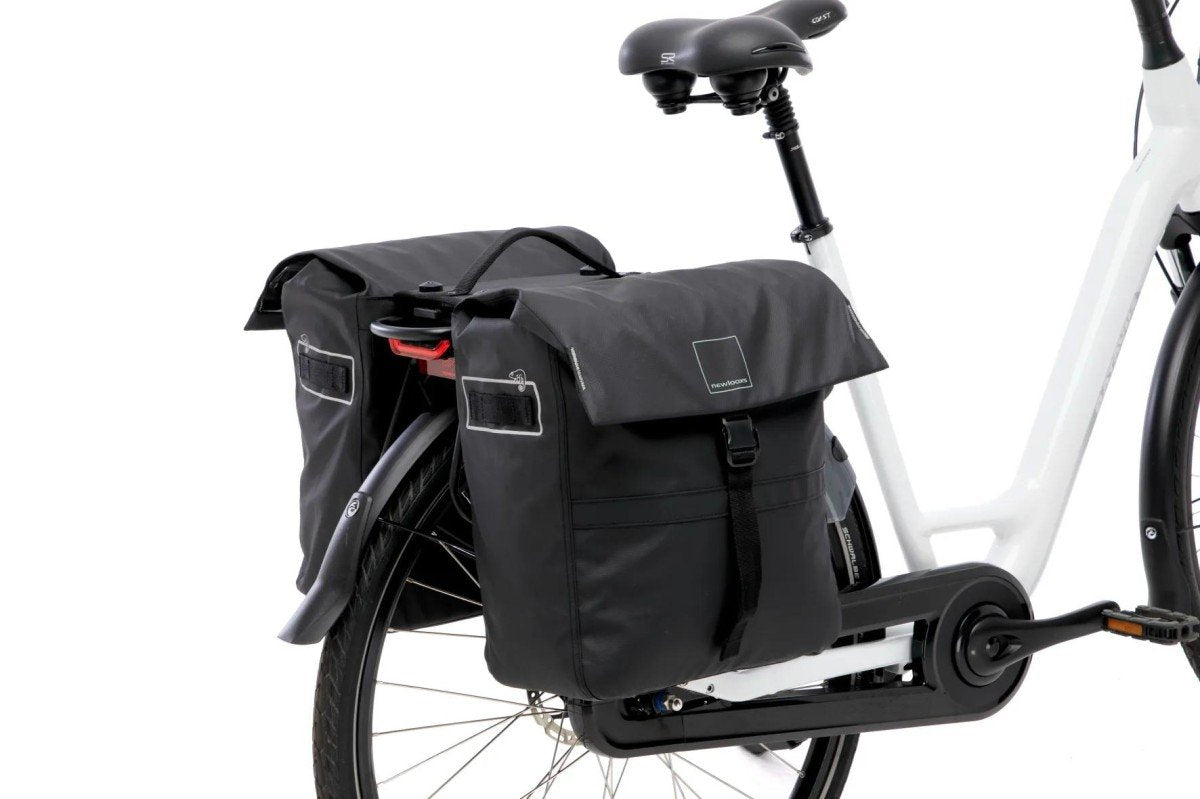 New Looxs fietstas dubbel Leeds black MIK 38L