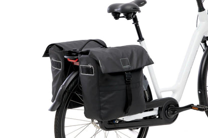 New Looxs fietstas dubbel Leeds black MIK 38L