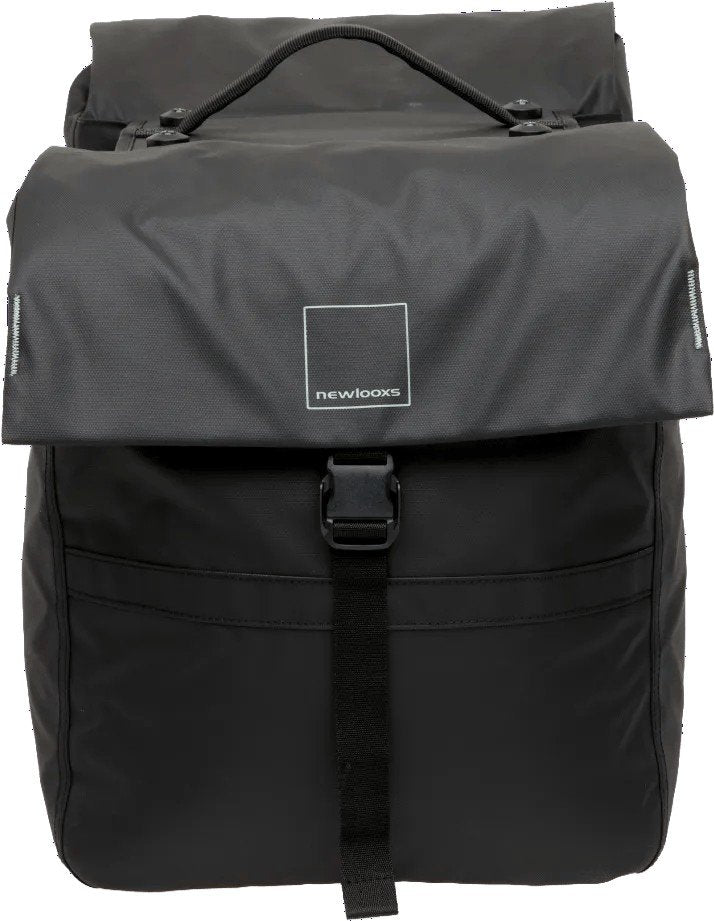 New Looxs fietstas dubbel Leeds black MIK 38L