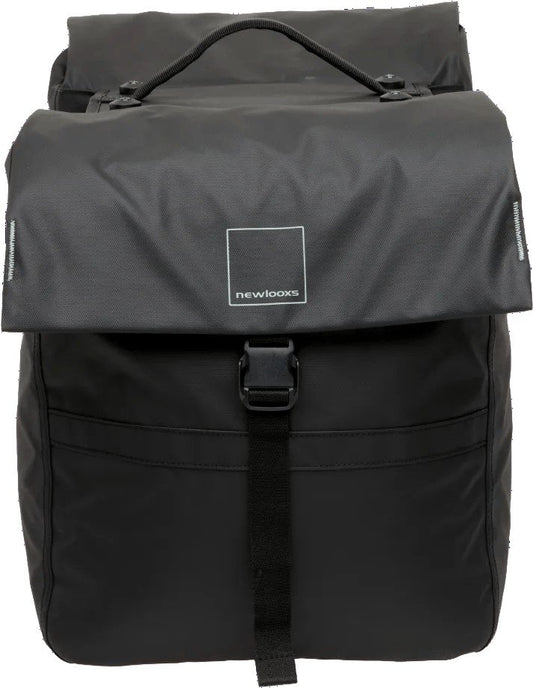 New Looxs fietstas dubbel Leeds black MIK 38L