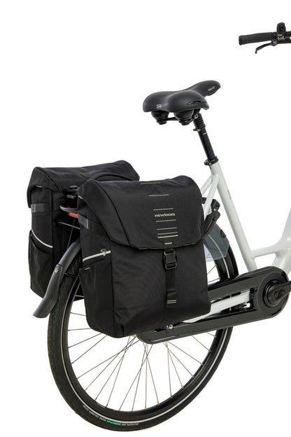 New Looxs fietstas dubbel Vigo black green MIK 40L