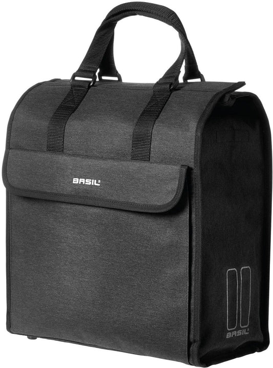 Basil shoppertas Mira zwart 18L