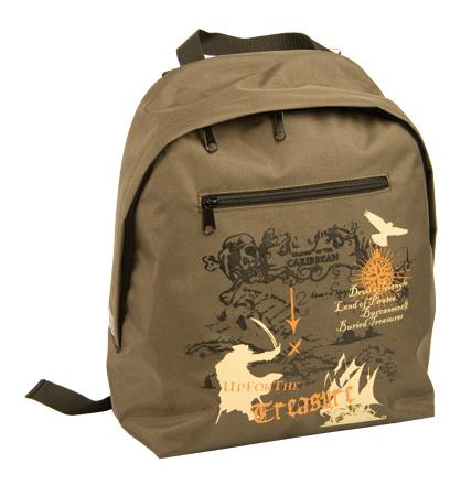 Tas  rugzak kind  treasure groen m/haak