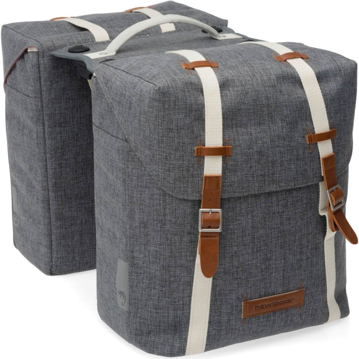 New Looxs dubbele tas Mondi racktime grijs